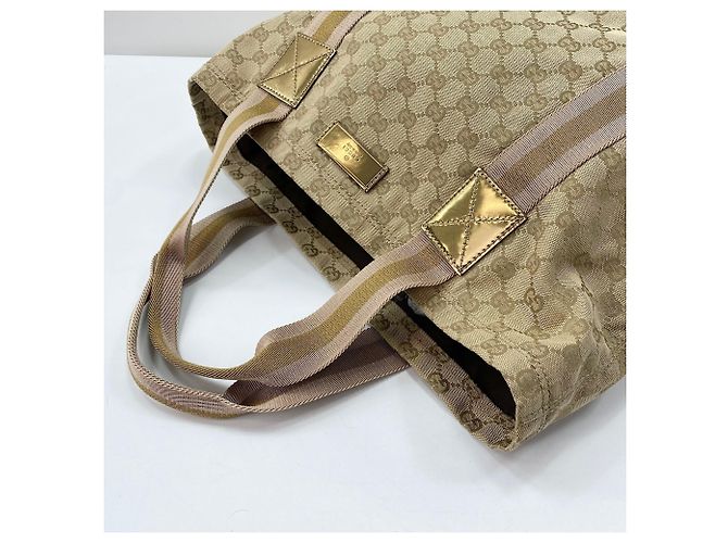 Borsa tote Gucci beige - vista 10