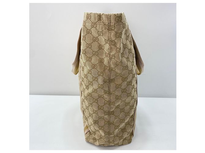 Borsa tote Gucci beige - vista 5