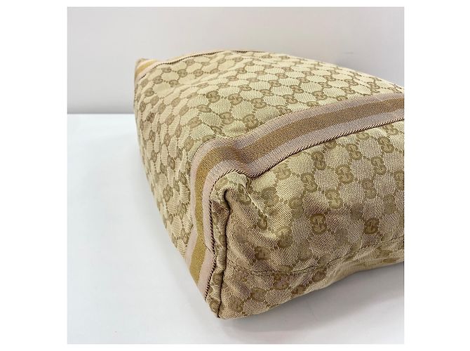 Borsa tote Gucci beige - vista 9