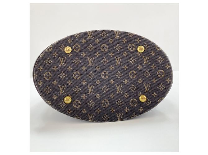 Borsa Tote Louis Vuitton Run Bucket PM Marrone - vista 7