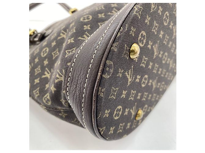 Borsa Tote Louis Vuitton Run Bucket PM Marrone - vista 8