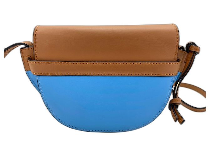 Borsa Loewe Mini Gate in pelle marrone - vista 2
