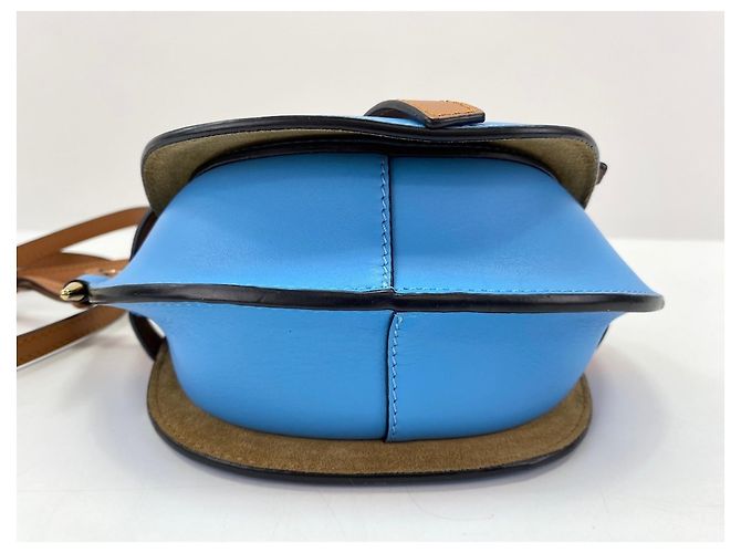 Borsa Loewe Mini Gate in pelle marrone - vista 5