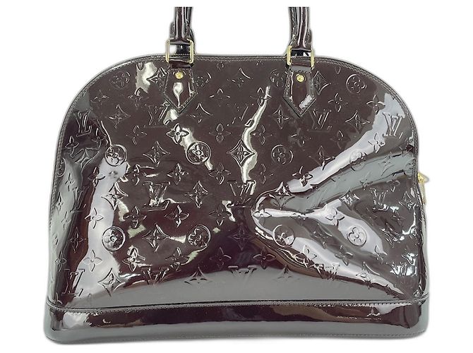 Borsa Louis Vuitton Alma GM Porpora - vista 3