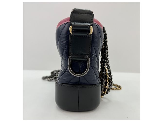 Chanel Gabrielle Schultertasche Marineblau - Ansicht 5
