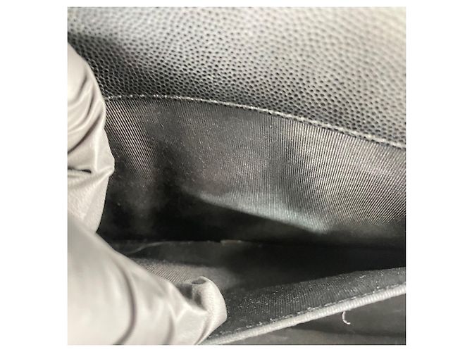 Borsa a Spalla Chanel Boy Medium Nero - vista 8