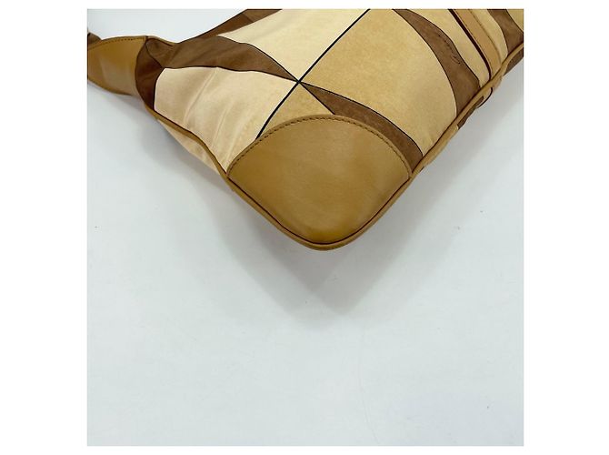 Borsa a Spalla Gucci Jackie Bamboo Beige - vista 7