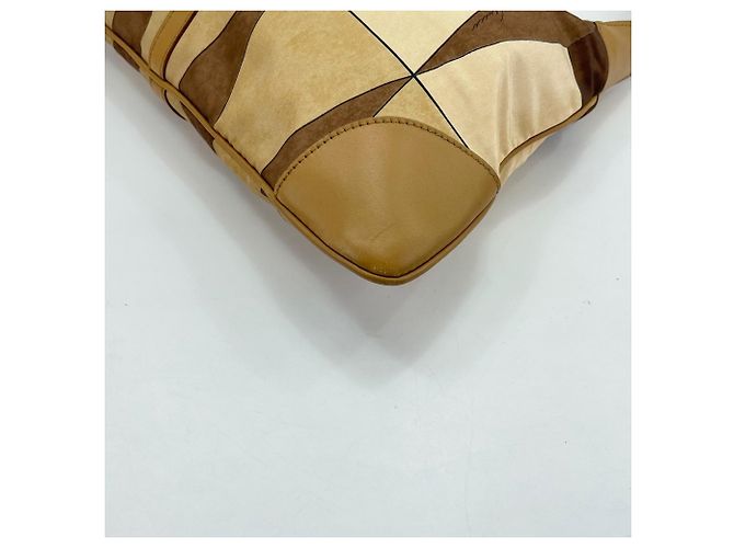 Borsa a Spalla Gucci Jackie Bamboo Beige - vista 8