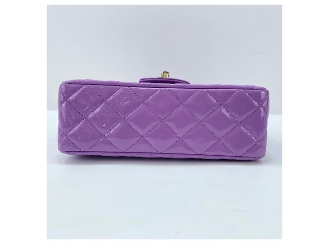 Borsa a tracolla Chanel Mini Matelassé viola Porpora - vista 7