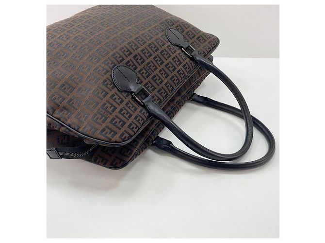 Borsa Fendi Zucchino Marrone - vista 11