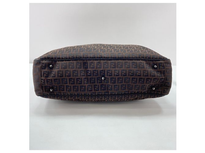 Borsa Fendi Zucchino Marrone - vista 7