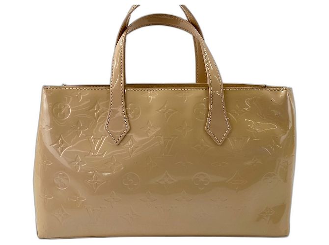 Borsa Louis Vuitton Wilshire PM Beige - vista 3