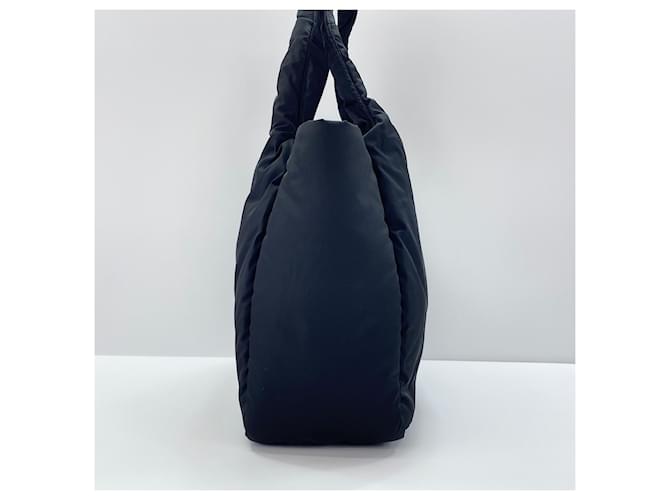 Prada Tote Bag aus schwarzem Nylon - Ansicht 6