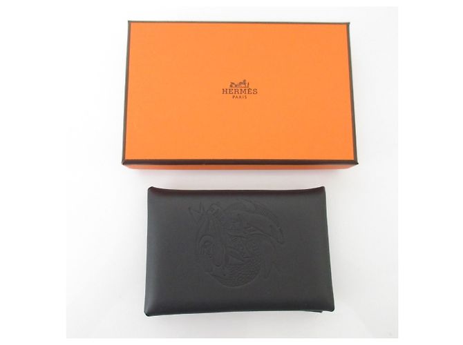 Tarjetero Calvi Sailor Tattoo Swift Hermès Azul - vista 9