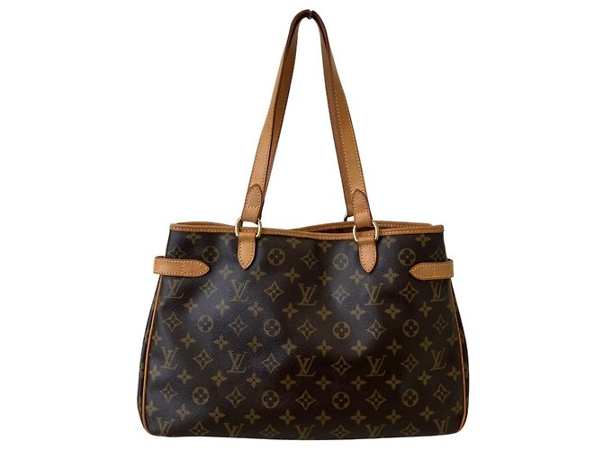 Borsa Tote Louis Vuitton Batignolles Horizontal Monogram Marrone Monogramma - vista 2