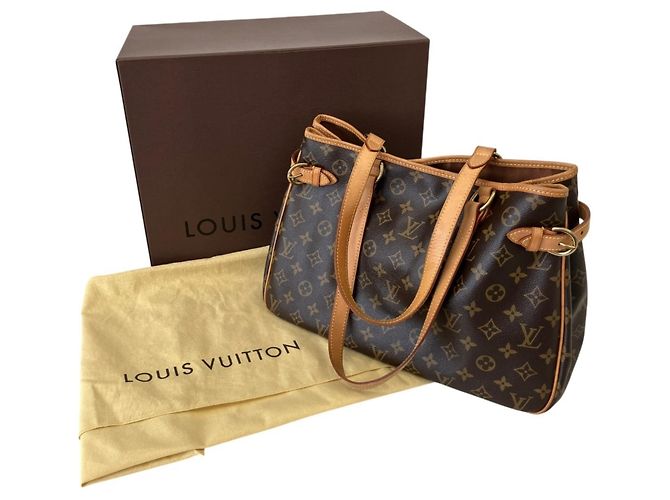 Borsa Tote Louis Vuitton Batignolles Horizontal Monogram Marrone Monogramma - vista 7