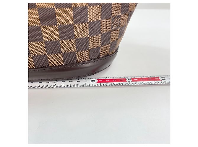 Borsa Tote Louis Vuitton Manosque GM Marrone - vista 4