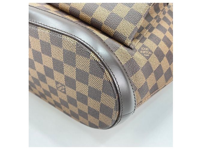 Borsa Tote Louis Vuitton Manosque GM Marrone - vista 9