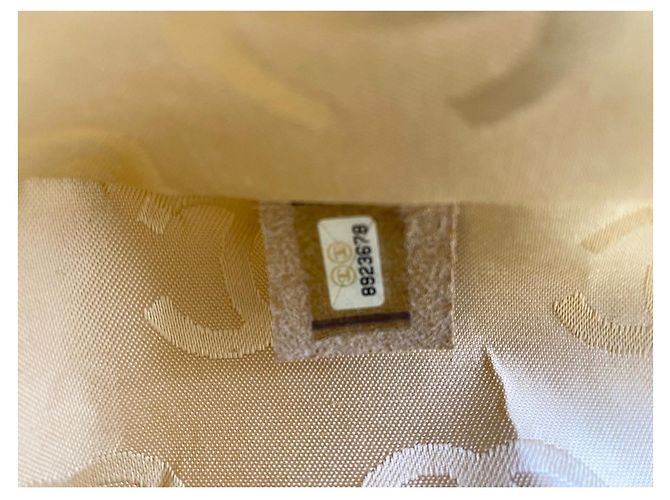 Borsa a Spalla Chanel Camellia Print Beige - vista 12