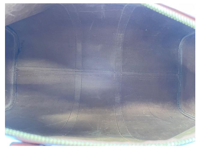 Borsa Louis Vuitton Keepall Boston Marrone - vista 10