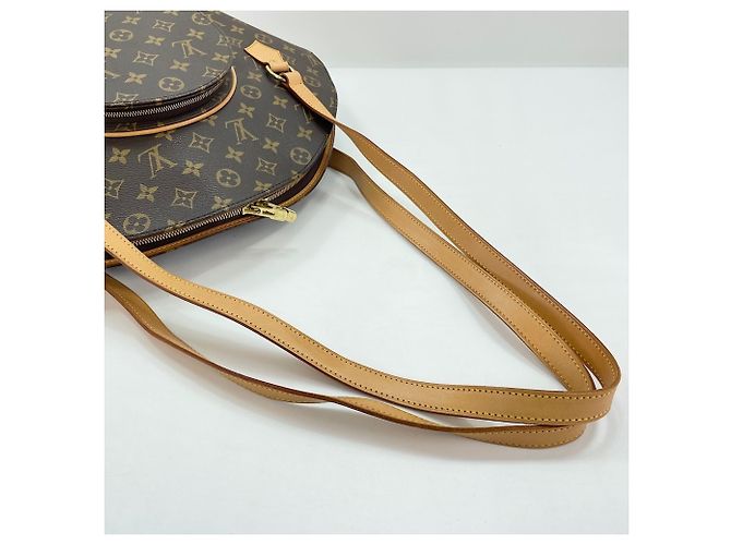 Borsa a tracolla Ellipse Louis Vuitton Marrone - vista 10