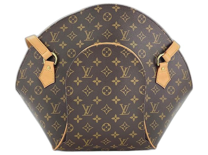 Borsa a tracolla Ellipse Louis Vuitton Marrone - vista 2