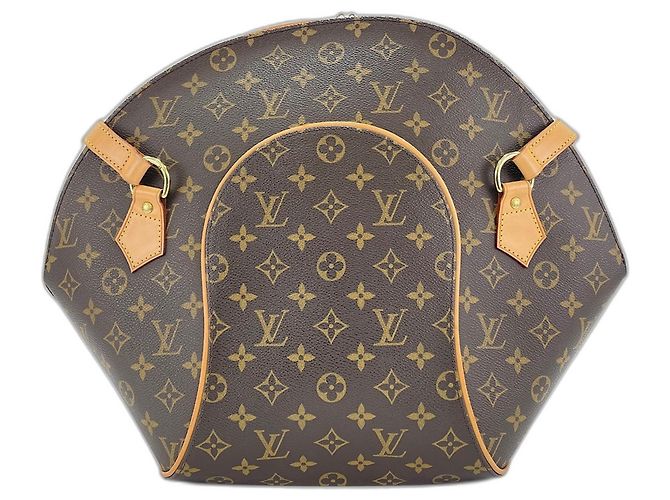 Borsa a tracolla Ellipse Louis Vuitton Marrone - vista 3