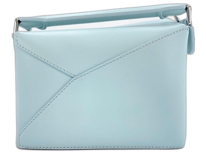 Loewe x Sna Fujita Puzzle Bag Mini Blu - vista 3