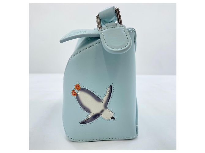 Loewe x Sna Fujita Puzzle Bag Mini Blu - vista 5