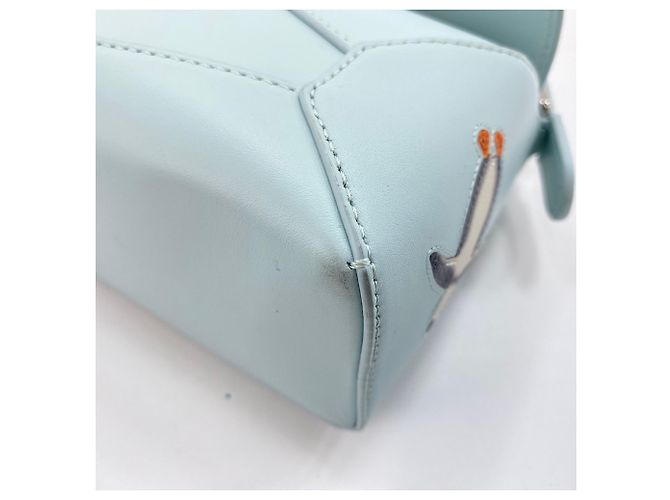 Loewe x Sna Fujita Puzzle Bag Mini Blu - vista 9