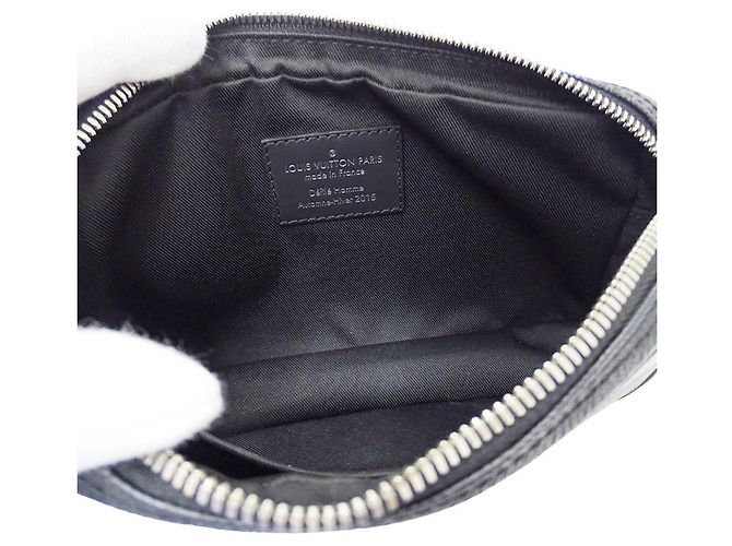 Mini borsa Louis Vuitton Damier Graphite Nero - vista 5