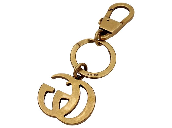 Portachiavi Gucci GG Marmont Gold D'oro - vista 2