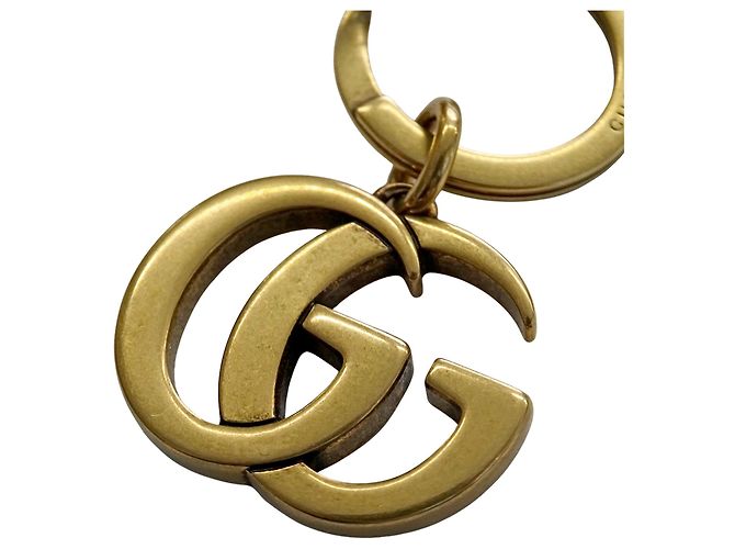 Portachiavi Gucci GG Marmont Gold D'oro - vista 7