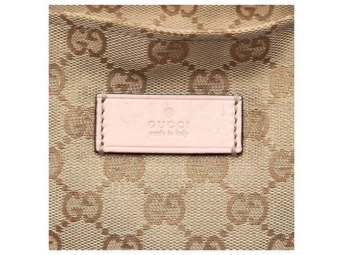 Gucci Beige GG Canvas Web Vertical Tote - Ansicht 5
