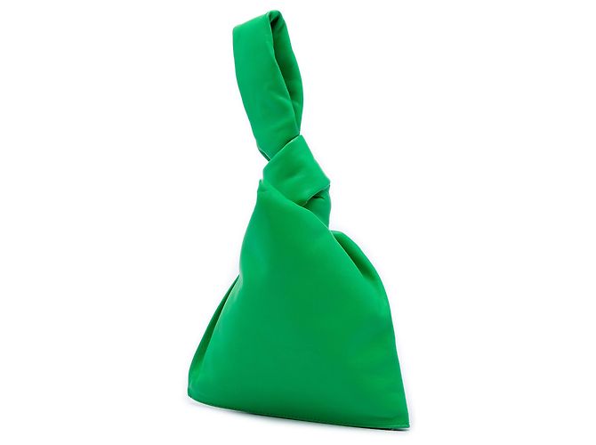 Borsa Bottega Veneta Green Mini Nappa The Twist Verde - vista 2