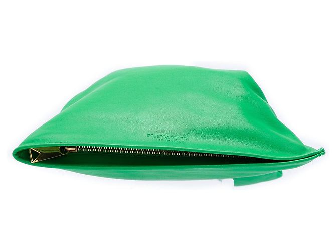 Borsa Bottega Veneta Green Mini Nappa The Twist Verde - vista 3