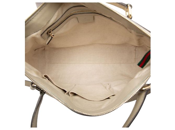 Sac à main Mayfair en toile GG beige de Gucci - vue 4
