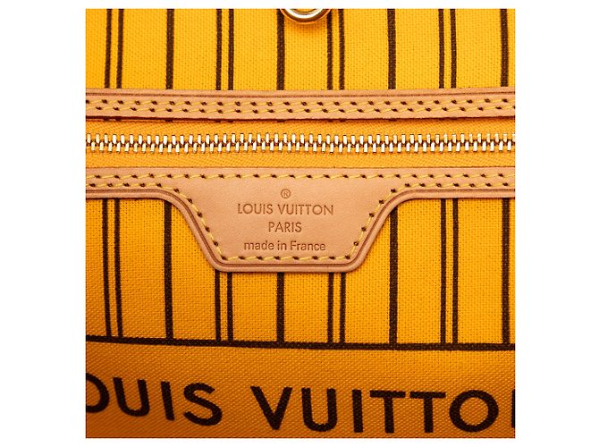 Louis Vuitton Marrone Monogram Neverfull MM - vista 5