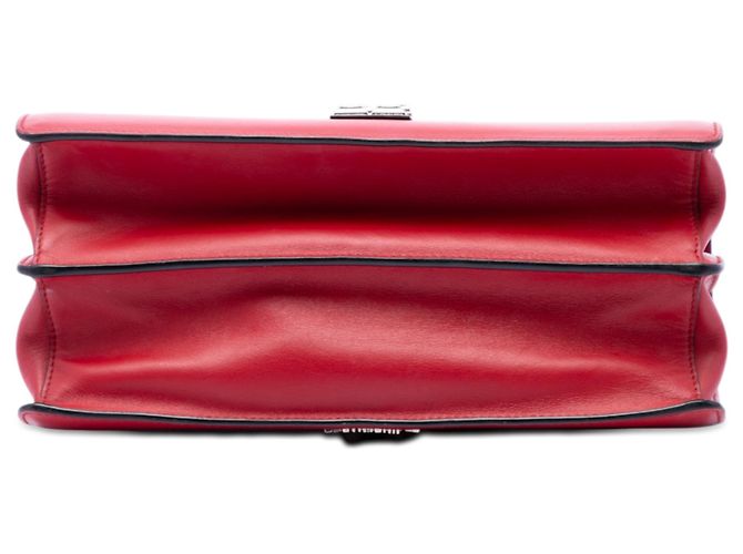 Borsa Prada Red City in vitello e Saffiano con borchie Elektra Rosso - vista 3