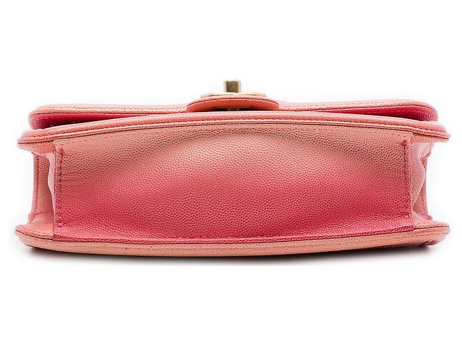 Chanel Pink Small Quilted Caviar Sunset On The Sea Flap Rosa - vista 3