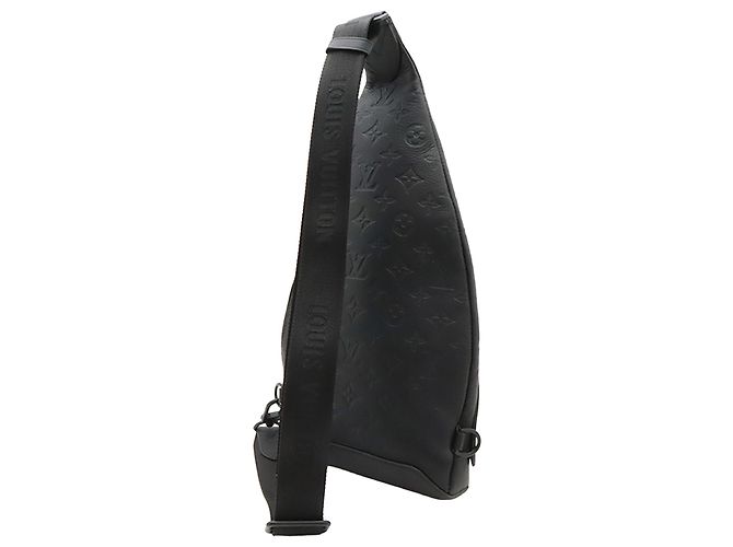 Bolso bandolera Louis Vuitton Black Monogram Shadow Duo Negro - vista 2