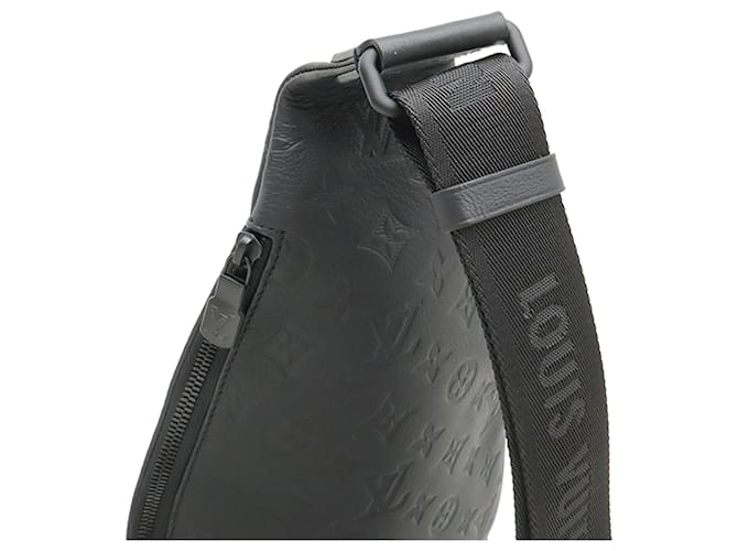 Bolso bandolera Louis Vuitton Black Monogram Shadow Duo Negro - vista 6