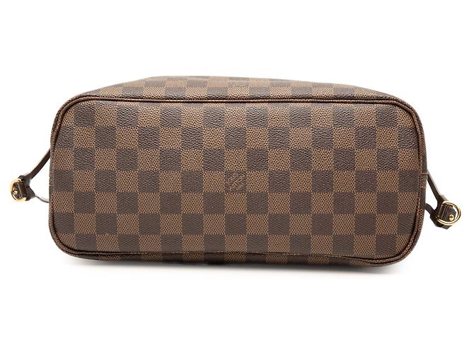 Louis Vuitton Marrone Damier Ebene Neverfull PM - vista 3