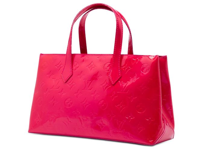 Louis Vuitton Pink Monogram Vernis Wilshire PM Rosa - vista 2