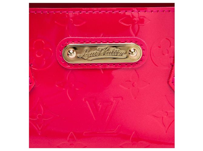 Louis Vuitton Pink Monogram Vernis Wilshire PM Rosa - vista 5