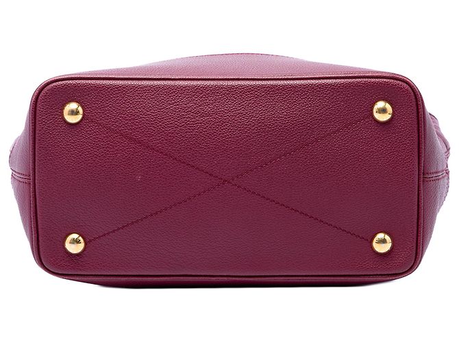 Louis Vuitton Red Monogram Empreinte Citadine PM Roja - vista 3