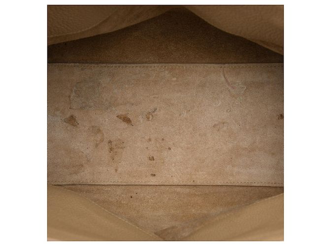 Borsa Saint Laurent Sac De Jour in pelle di vitello granulata piccola marrone Marrone chiaro - vista 4
