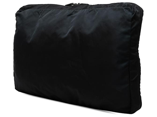 Portfolio Prada Black Tessuto con zip Nero - vista 2