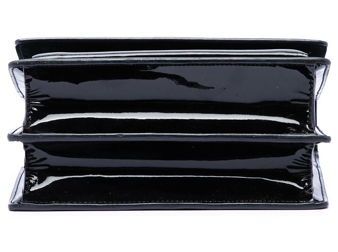 Borsa a tracolla Saint Laurent Black Small Patent Monogram Sunset Nero - vista 3