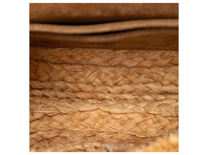 LOEWE Beige Mini Raffia Gate Crossbody - vista 4